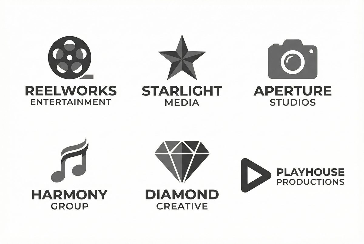 UU视频合作影视品牌Logo墙